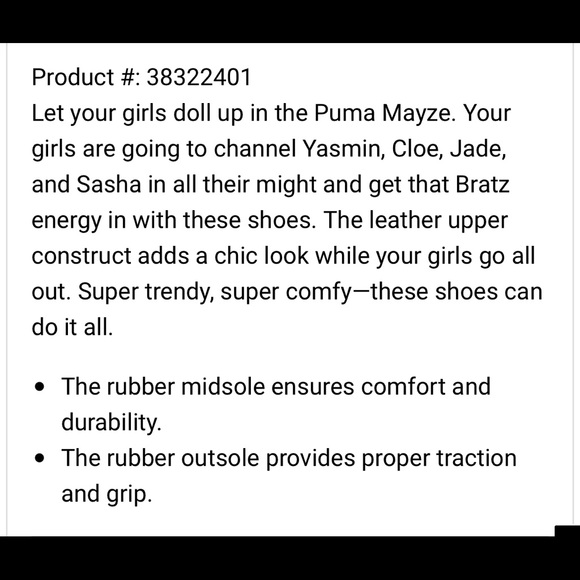 NEW PUMA Mayze Roar Platform Sneakers Shoes White 7.5 Women’s, Size 6 Girl’s - Picture 9 of 16